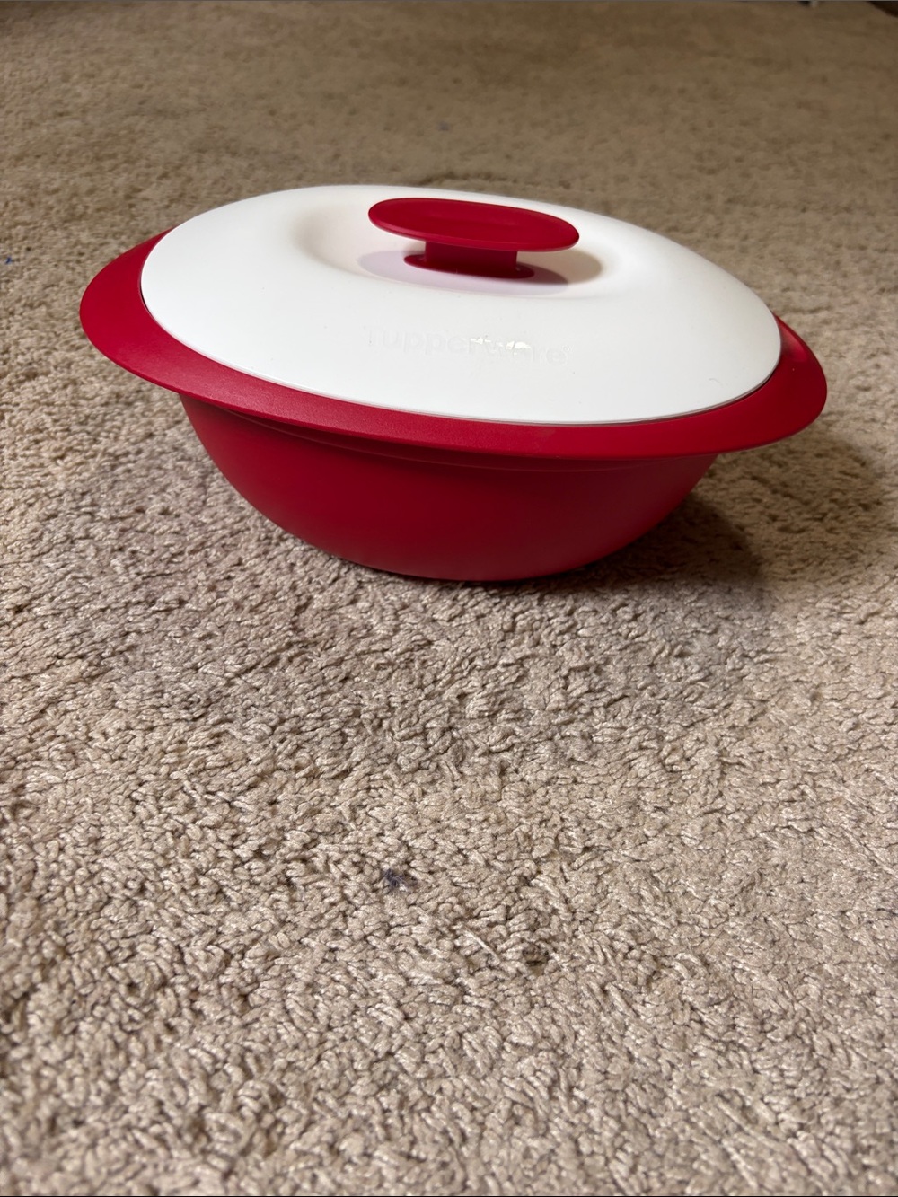 Tupperware Rice Server, Red No Spoon - Picture 1 of 6